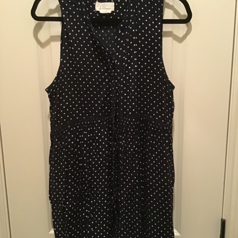 Anthropologie Women’s Black Polka Dot Pattern Top - Picture 3 of 7